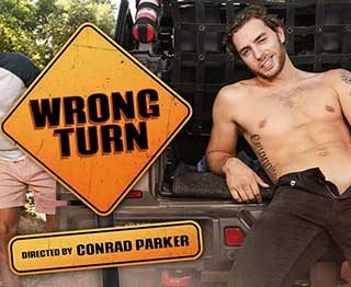 Horny Carter Woods spotted by Isaac Parker while jerking off in the back of his truck & gets busted touching himself. Luckily for Carter, Isaac was really interested in his cock. Watch what happens next.