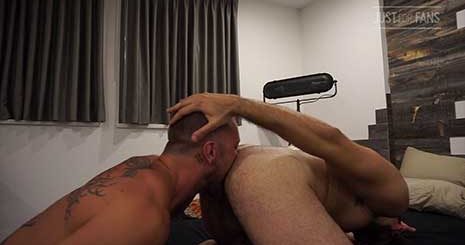 Alright, part one was some really sexy build-up and a lot of Hamed trying to fit my cock in his throat. Now you get to see me stretch out his hole and blast our loads on each other. Cum with us!