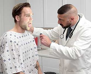 Trent Marx pays a visit to Dr. Marco Napoli complaining of low libido and not being able to get aroused as much. Dr. Napoli offers an unorthodox method of treatment, a direct testosterone injection through semen...
