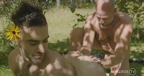 At Easton Mountain in upstate New York, a group of men gathered to explore their sex and sexuality through tantric workshops and erotic videos - many of which have been shared on Himerostv.