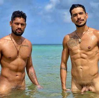 Promiscuous latin hunks Benjamin and Damian find a secluded spot by the beach to get naked and naughty. The two will suck each other’s cocks and pound each other’s holes until they get a satisfying load of cum!