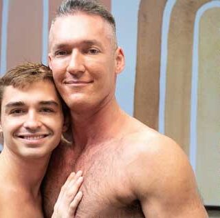 Cute blond twink, Grayson Lange, and tall muscle-god, Silver Steele, make their debuts for TwinkLoads in an electrifying scene.