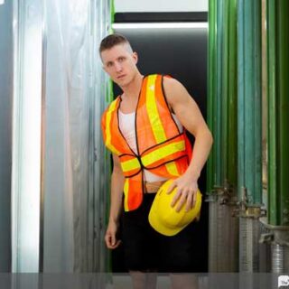 We’re on the worksite, and boy is today a scorcher! Luke West is cocky and loves giving a good tease. As he’s drilling away he sheds his PPE layer by layer. He knows he’s Hot AF and he’s got us all staring.